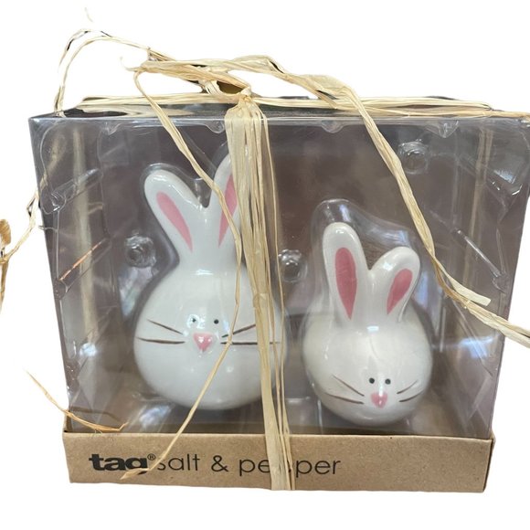 COPY - Tag New In Packaging Bunny Salt and Pepper Shakers